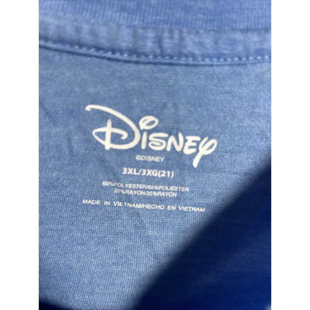 Disney Stitch Shirt Top Size 3xl (21)‎ Blue OHANA Juniors Size!